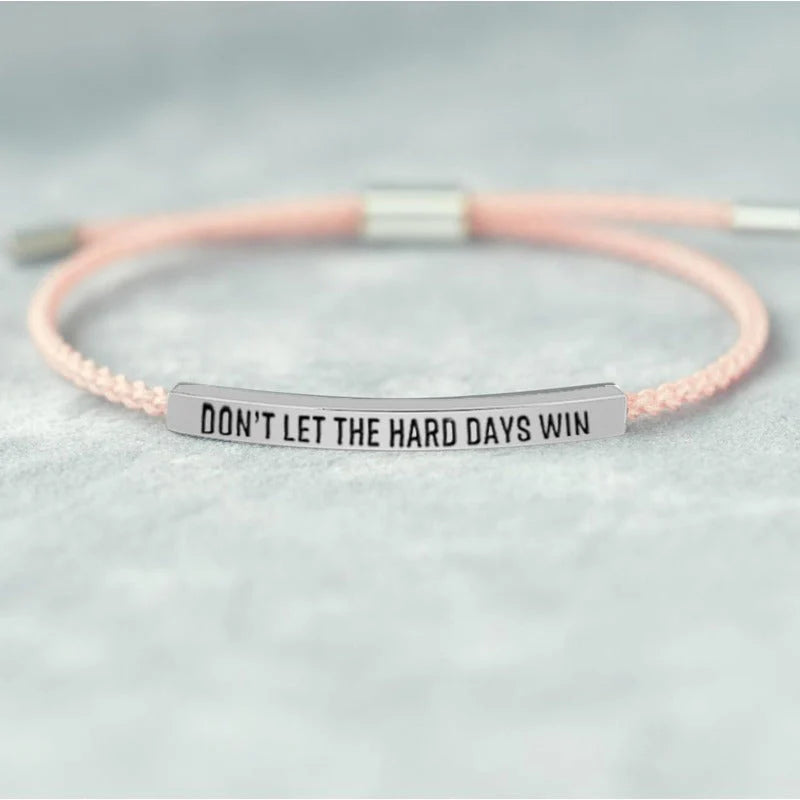 Motivational Tube Bracelet