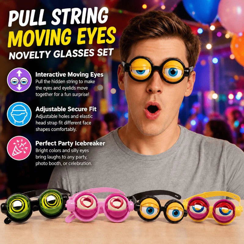 Moving Eye Party Glasses