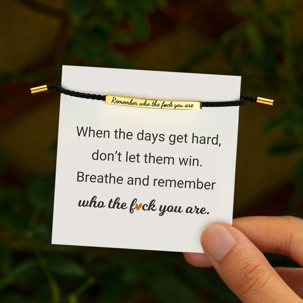 Motivational Tube Bracelet