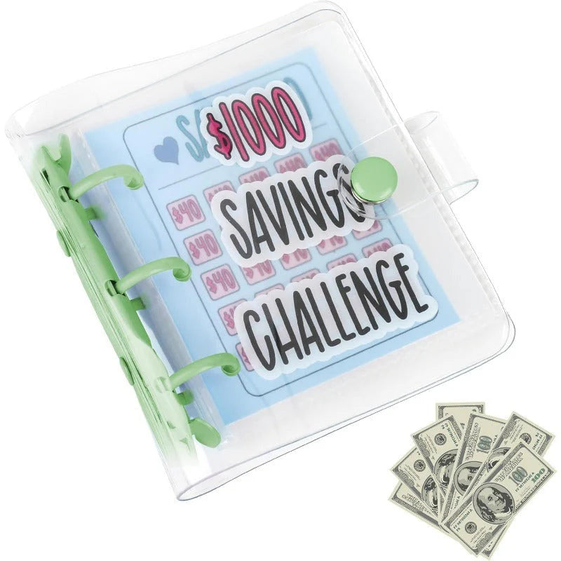Mini Budget Binder with 25 Waterproof Envelopes
