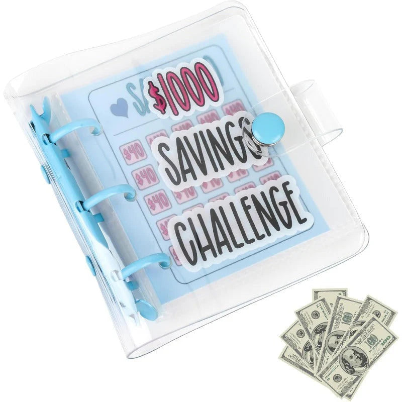 Mini Budget Binder with 25 Waterproof Envelopes