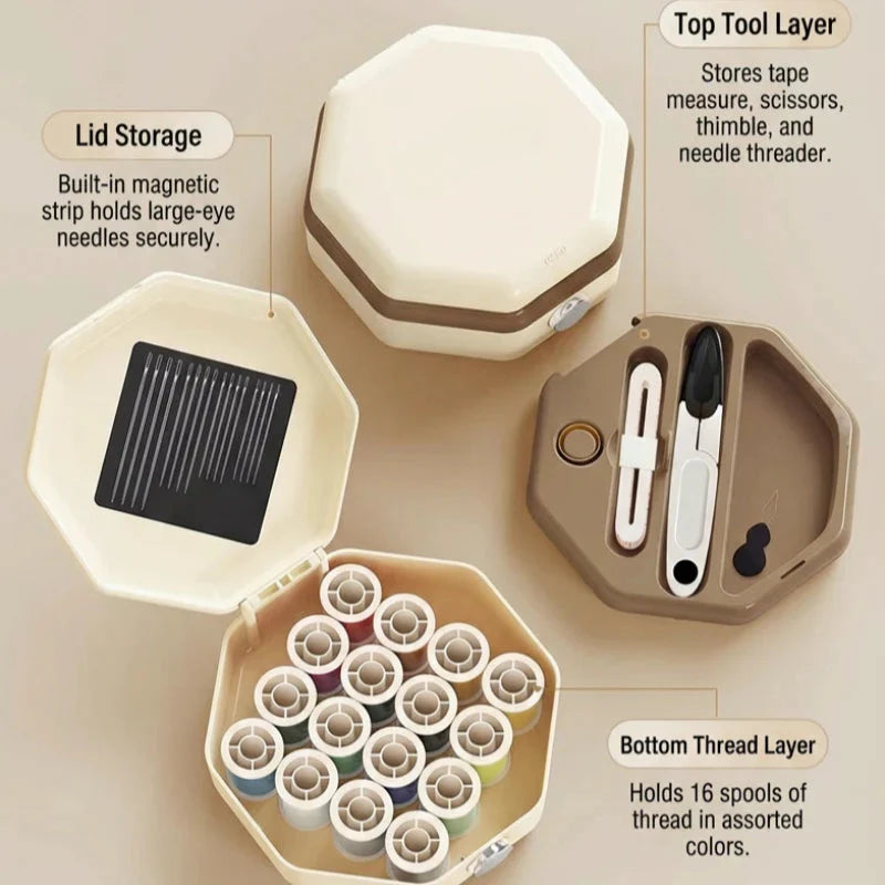 Magnetic Travel Sewing Kit