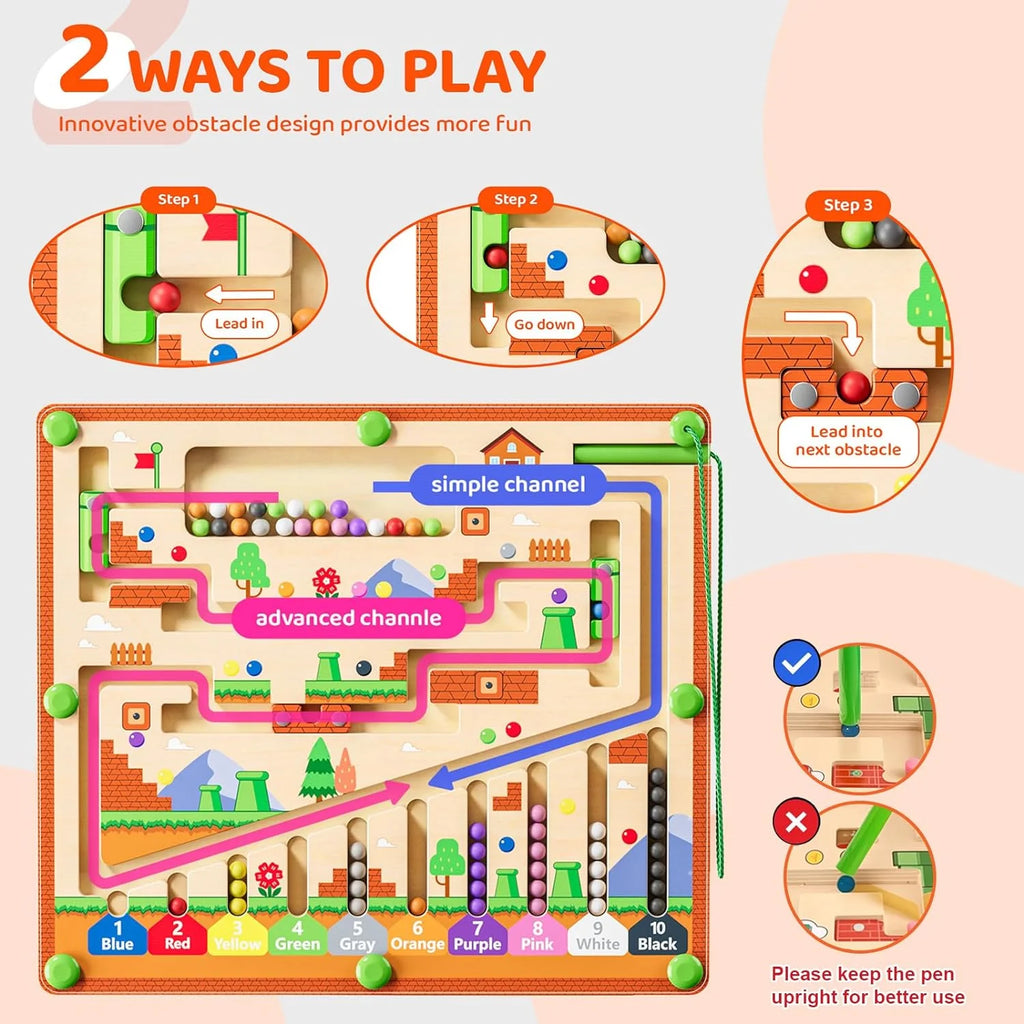 Magnetic Maze Adventure Toy